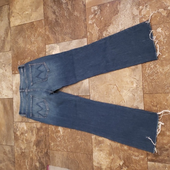 MOTHER 26 2 The Tripper Ankle Fray Jeans Denim Nature Touch Base - Picture 6 of 8